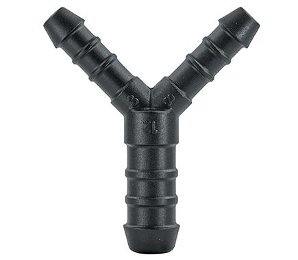 Y piece 8mm 12mm 8mm hose reducer joiner splitter connector